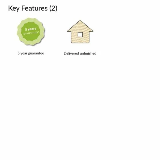 Palmako Grace 6m X 3.9m Pent Log Cabin With Gazebo (56mm) 16 Palmako Grace 6m X 3.9m Pent Log Cabin With Gazebo (56mm) - Image 14