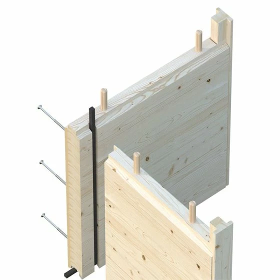 Palmako Grace 6m X 3.9m Pent Log Cabin With Gazebo (56mm) 13 Palmako Grace 6m X 3.9m Pent Log Cabin With Gazebo (56mm) - Image 11