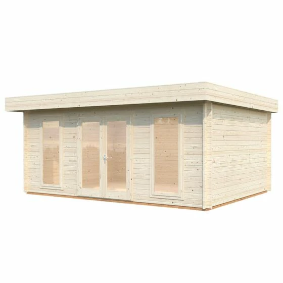 Palmako Bret 5.1m X 3.9m Log Cabin Garden Room (44mm) 9 Palmako Bret 5.1m X 3.9m Log Cabin Garden Room (44mm) - Image 7