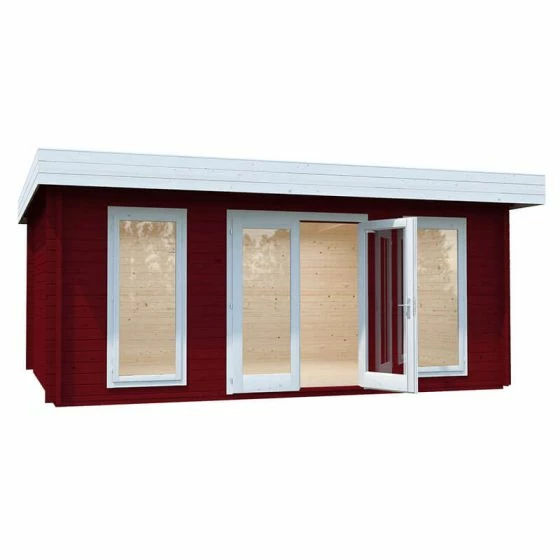 Palmako Bret 5.1m X 3.9m Log Cabin Garden Room (44mm) 12 Palmako Bret 5.1m X 3.9m Log Cabin Garden Room (44mm) - Image 10