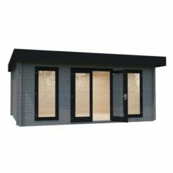 Palmako Bret 5.1m X 3.9m Log Cabin Garden Room (44mm) 24 Palmako Bret 5.1m X 3.9m Log Cabin Garden Room (44mm) -Garden Supplies Sales Shop 109163 palmako bret 5 1 x 3 9m log cabin cutout5 min