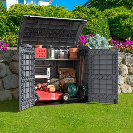 4'9 X 2'8 Saffron StoreAway 1200L Plastic Garden Storage Shed (1.45m X 0.83m) 12 4'9 X 2'8 Saffron StoreAway 1200L Plastic Garden Storage Shed (1.45m X 0.83m) - Image 10