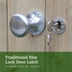 8' X 6' Forest Timberdale 25yr Guarantee Tongue & Groove Pressure Treated Reverse Apex Shed (2.47m X 1.98m) 32 8' X 6' Forest Timberdale 25yr Guarantee Tongue & Groove Pressure Treated Reverse Apex Shed (2.47m X 1.98m) -Garden Supplies Sales Shop 11 fg timberdale usps 07 traditional rim lock door latch 3