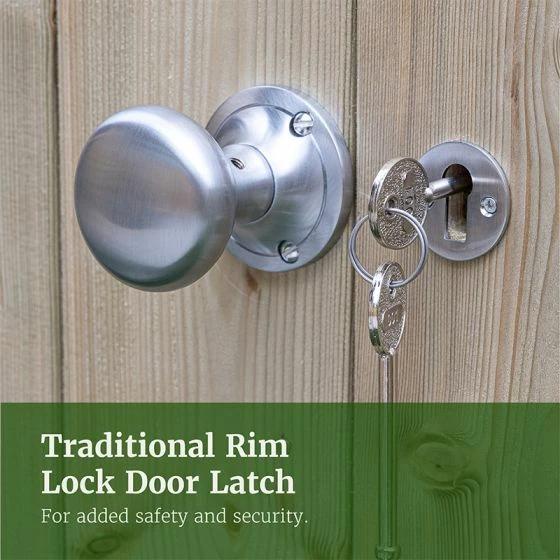 8' X 6' Forest Timberdale 25yr Guarantee Tongue & Groove Pressure Treated Reverse Apex Shed (2.47m X 1.98m) 13 8' X 6' Forest Timberdale 25yr Guarantee Tongue & Groove Pressure Treated Reverse Apex Shed (2.47m X 1.98m) - Image 11