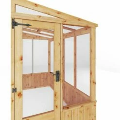 8'2 X 4'4 (2.49x1.32m) Mercia 84 Wooden Lean-To Greenhouse 26 8'2 X 4'4 (2.49x1.32m) Mercia 84 Wooden Lean-To Greenhouse -Garden Supplies Sales Shop 11 si 004 001 0005 feature3 min 1