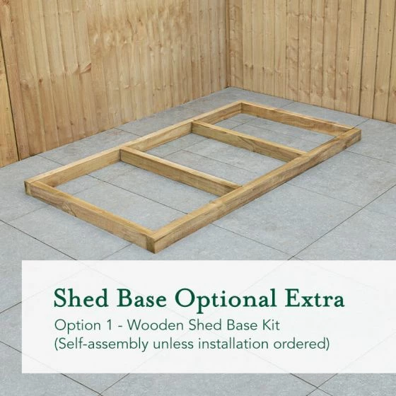 6' X 3' Forest 4Life 25yr Guarantee Overlap Pressure Treated Windowless Pent Wooden Shed (1.83m X 1.09m) 14 6' X 3' Forest 4Life 25yr Guarantee Overlap Pressure Treated Windowless Pent Wooden Shed (1.83m X 1.09m) - Image 12