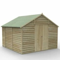 10' X 10' Forest 4Life 25yr Guarantee Overlap Pressure Treated Windowless Double Door Apex Wooden Shed (3.2m X 3.01m) 33 10' X 10' Forest 4Life 25yr Guarantee Overlap Pressure Treated Windowless Double Door Apex Wooden Shed (3.2m X 3.01m) -Garden Supplies Sales Shop 14 opa1010ddnwmhd render1 min