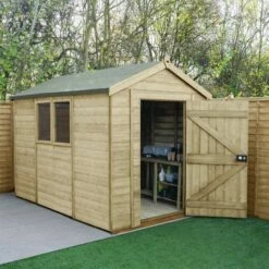 10' X 6' Forest Timberdale 25yr Guarantee Tongue & Groove Pressure Treated Apex Shed (3.06m X 1.98m)