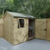 8' X 6' Forest Timberdale 25yr Guarantee Tongue & Groove Pressure Treated Reverse Apex Shed (2.47m X 1.98m) 1 8' X 6' Forest Timberdale 25yr Guarantee Tongue & Groove Pressure Treated Reverse Apex Shed (2.47m X 1.98m) -Garden Supplies Sales Shop 2 tpra86m insitu min