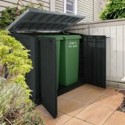 5' X 3' Keter Hideaway Large 1200L Plastic Storage Unit/ Wheelie Bin Store (1.46m X 0.82m)