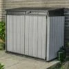 4'8 X 2'8 Keter Elite Duotech Garden Storage Box (1.41m X 0.82) 1 4'8 X 2'8 Keter Elite Duotech Garden Storage Box (1.41m X 0.82) -Garden Supplies Sales Shop 244762 keter elite duotech garden storage box insitu1 min 1