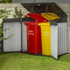 4'8 X 2'8 Keter Elite Duotech Garden Storage Box (1.41m X 0.82) 31 4'8 X 2'8 Keter Elite Duotech Garden Storage Box (1.41m X 0.82) -Garden Supplies Sales Shop 244762 keter elite duotech garden storage box insitu7 min