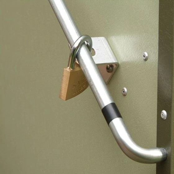 6'4 X 2'9 Trimetals Metal Bike Shed - Cream (1.95m X 0.88m) 6 6'4 X 2'9 Trimetals Metal Bike Shed - Cream (1.95m X 0.88m) - Image 4