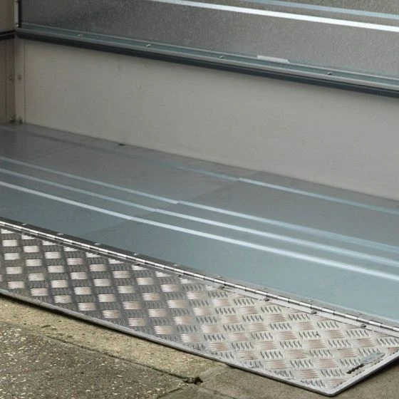 6'4 X 2'9 Trimetals Ramped Metal Bike Shed - Anthracite (1.96m X 0.89m) 4 6'4 X 2'9 Trimetals Ramped Metal Bike Shed - Anthracite (1.96m X 0.89m) - Image 2