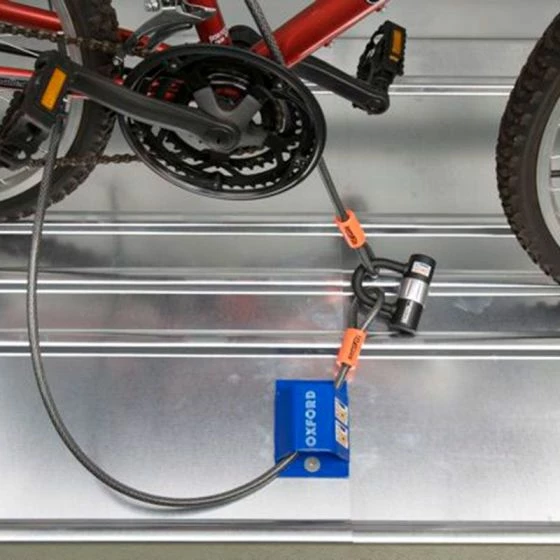 6'4 X 2'9 Trimetals Protect.a.Cycle Metal Bike Shed With Ramp - Green (1.95m X 0.88m) 8 6'4 X 2'9 Trimetals Protect.a.Cycle Metal Bike Shed With Ramp - Green (1.95m X 0.88m) - Image 6