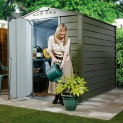 6' X 6' Trimetals Premium Titan 660 Metal Shed (1.76m X 1.76m) 8 6' X 6' Trimetals Premium Titan 660 Metal Shed (1.76m X 1.76m) -Garden Supplies Sales Shop 660 03