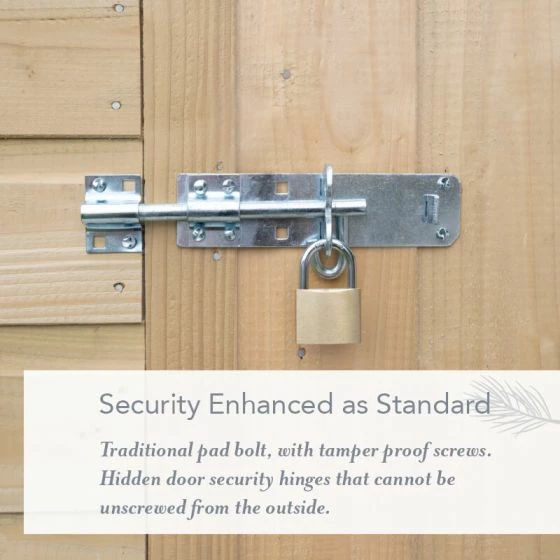 20' X 10' Forest Beckwood 25yr Guarantee Shiplap Pressure Treated Windowless Double Door Apex Wooden Shed (5.96m X 3.21m) 12 20' X 10' Forest Beckwood 25yr Guarantee Shiplap Pressure Treated Windowless Double Door Apex Wooden Shed (5.96m X 3.21m) - Image 10
