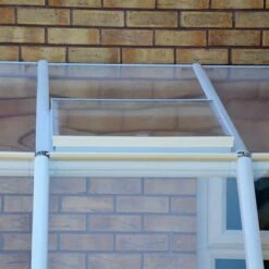 6'x10' Palram Canopia Rion White Sun Room Walk In Wall Greenhouse (1.8x3m) 9 6'x10' Palram Canopia Rion White Sun Room Walk In Wall Greenhouse (1.8x3m) -Garden Supplies Sales Shop 702485 02