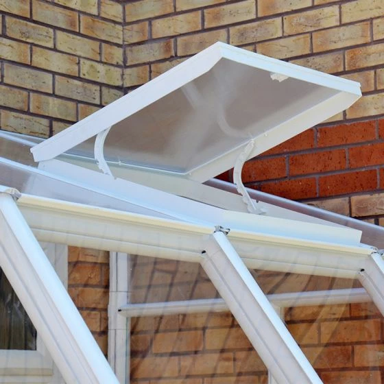 6'x10' Palram Canopia Rion White Sun Room Walk In Wall Greenhouse (1.8x3m) 6 6'x10' Palram Canopia Rion White Sun Room Walk In Wall Greenhouse (1.8x3m) - Image 4