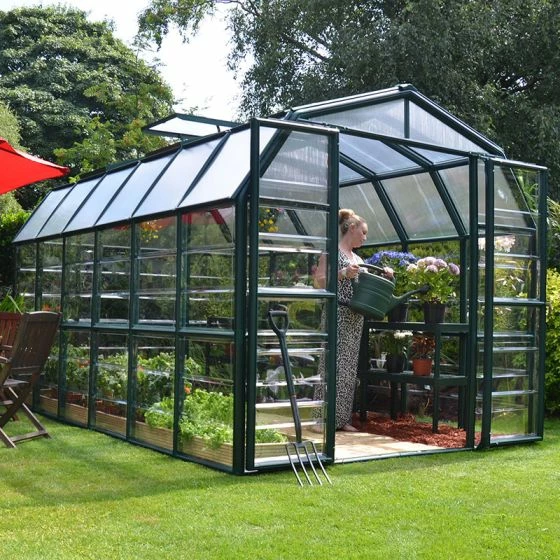 8'x12' Palram Canopia Rion Grand Gardener Large Polycarbonate Greenhouse (2.4x3.6m) 4 8'x12' Palram Canopia Rion Grand Gardener Large Polycarbonate Greenhouse (2.4x3.6m) - Image 2