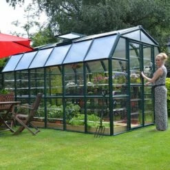 8'x12' Palram Canopia Rion Grand Gardener Large Polycarbonate Greenhouse (2.4x3.6m) 20 8'x12' Palram Canopia Rion Grand Gardener Large Polycarbonate Greenhouse (2.4x3.6m) -Garden Supplies Sales Shop 702493 grand gardener clear 8x12 no3