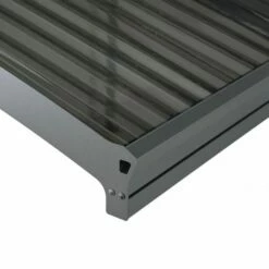 16'x10' (4.8x3m) Palram Canopia Arizona Wave 5000 Grey Metal Carport 33 16'x10' (4.8x3m) Palram Canopia Arizona Wave 5000 Grey Metal Carport -Garden Supplies Sales Shop 703727 palram arizona wave 5000 metal grey carport gutter1