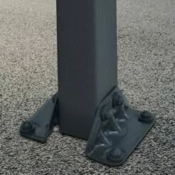 12' X 28' Palram Canopia Arcadia 8500 Grey Metal Carport (3.59m X 8.58m) 14 12' X 28' Palram Canopia Arcadia 8500 Grey Metal Carport (3.59m X 8.58m) -Garden Supplies Sales Shop 704340 arcadia 8500 grey carport close up1 min 1