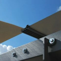 12' X 28' Palram Canopia Arcadia 8500 Grey Metal Carport (3.59m X 8.58m) 19 12' X 28' Palram Canopia Arcadia 8500 Grey Metal Carport (3.59m X 8.58m) -Garden Supplies Sales Shop 704340 arcadia 8500 grey carport close up6 min 1