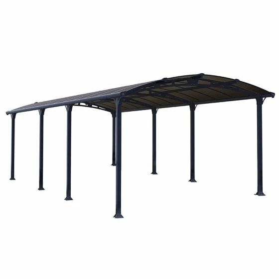 12' X 28' Palram Canopia Arcadia 8500 Grey Metal Carport (3.59m X 8.58m) 4 12' X 28' Palram Canopia Arcadia 8500 Grey Metal Carport (3.59m X 8.58m) - Image 2