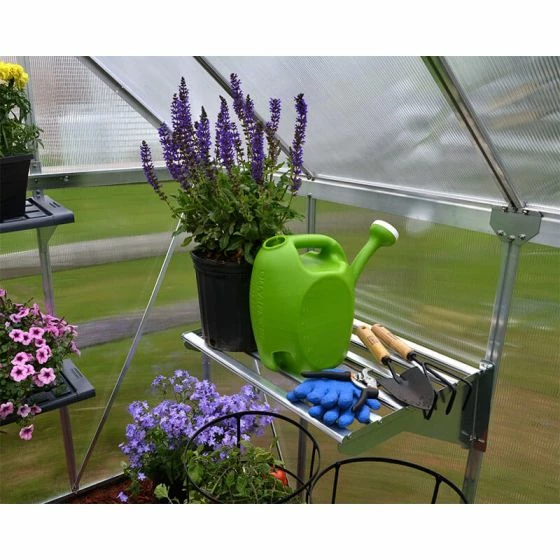 6' X 10' Palram Canopia Mythos Grey Greenhouse (1.85m X 3.06m) 11 6' X 10' Palram Canopia Mythos Grey Greenhouse (1.85m X 3.06m) - Image 9