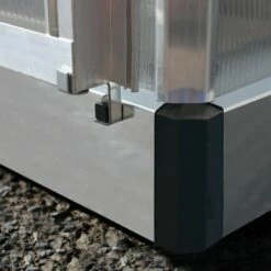 6' X 10' Palram Canopia Mythos Grey Greenhouse (1.85m X 3.06m) 15 6' X 10' Palram Canopia Mythos Grey Greenhouse (1.85m X 3.06m) -Garden Supplies Sales Shop 705562 mythos 6x10 grey greenhouse close up6 min 1