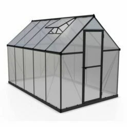 6' X 10' Palram Canopia Mythos Grey Greenhouse (1.85m X 3.06m) 12 6' X 10' Palram Canopia Mythos Grey Greenhouse (1.85m X 3.06m) -Garden Supplies Sales Shop 705562 mythos 6x10 grey greenhouse cutout min 1