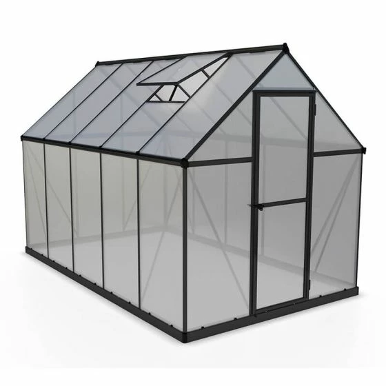 6' X 10' Palram Canopia Mythos Grey Greenhouse (1.85m X 3.06m) 4 6' X 10' Palram Canopia Mythos Grey Greenhouse (1.85m X 3.06m) - Image 2