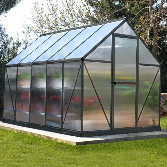 6' X 10' Palram Canopia Mythos Grey Greenhouse (1.85m X 3.06m) 3 6' X 10' Palram Canopia Mythos Grey Greenhouse (1.85m X 3.06m)