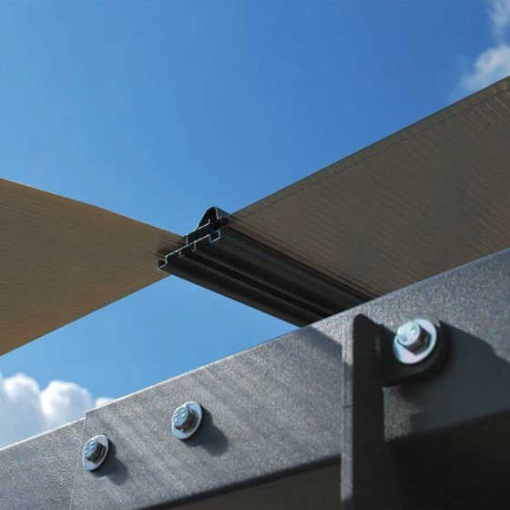 12' X 28' Palram Canopia Arcadia Alpine 8500 Grey Metal Carport (3.59m X 8.58m) 12 12' X 28' Palram Canopia Arcadia Alpine 8500 Grey Metal Carport (3.59m X 8.58m) - Image 10