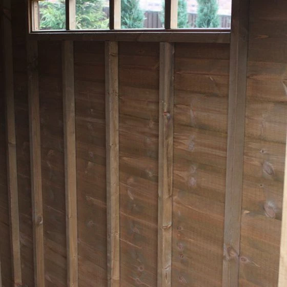 10' X 6' Traditional Shiplap Apex Wooden Security Garden Shed (3.05m X 1.83m) 9 10' X 6' Traditional Shiplap Apex Wooden Security Garden Shed (3.05m X 1.83m) - Image 7