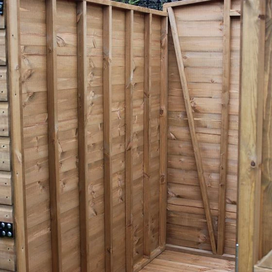 10' X 6' Traditional Shiplap Apex Wooden Security Garden Shed (3.05m X 1.83m) 11 10' X 6' Traditional Shiplap Apex Wooden Security Garden Shed (3.05m X 1.83m) - Image 9