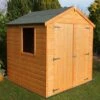 6' X 6' Shire Arran Double Door Wooden Garden Shed (1.97m X 1.83m) 1 6' X 6' Shire Arran Double Door Wooden Garden Shed (1.97m X 1.83m) -Garden Supplies Sales Shop arra0606dsl 1aa insitu min