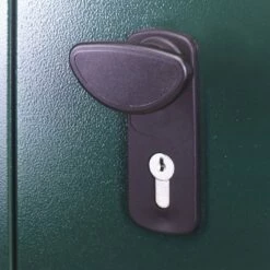 7'4 X 8'11 Asgard Gladiator Motorbike Garage (2.24m X 2.72m) 33 7'4 X 8'11 Asgard Gladiator Motorbike Garage (2.24m X 2.72m) -Garden Supplies Sales Shop asgglamot asgard gladiator motorbike metal garage close up4 min 1