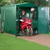 5'2 X 9' Asgard Secure Motorbike Garage (1.58m X 2.74m) 1 5'2 X 9' Asgard Secure Motorbike Garage (1.58m X 2.74m) -Garden Supplies Sales Shop asgmot asgard motorbike secure metal unit garage main min 1