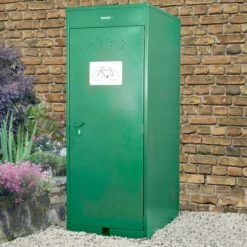 2'6 X 3'6 Asgard Premium Vertical Bike Storage Locker (0.8m X 1.1m)