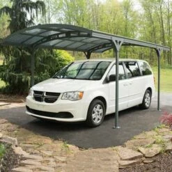 16'x10' (4.8x3m) Palram Canopia Grey Carport Atlas 5000
