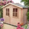 Shire Avesbury 2.5m X 1.8m Log Cabin Summerhouse (19mm) 1 Shire Avesbury 2.5m X 1.8m Log Cabin Summerhouse (19mm) -Garden Supplies Sales Shop aves0806l19 1aa avesbury summerhouse insitu1 min 1