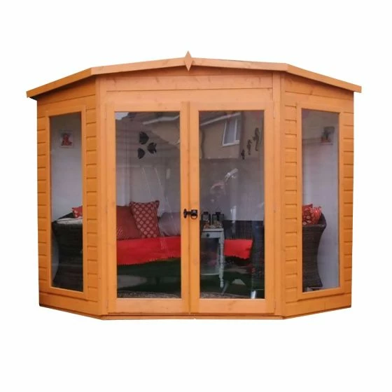 8x8 Shire Barclay Corner Wooden Summer House 7 8x8 Shire Barclay Corner Wooden Summer House - Image 5