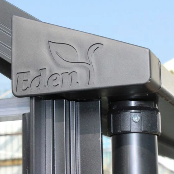 4' X 8' Halls Cotswold Birdlip Small Greenhouse In Black With Toughened Glass (1.47m X 2.56m) 16 4' X 8' Halls Cotswold Birdlip Small Greenhouse In Black With Toughened Glass (1.47m X 2.56m) - Image 14