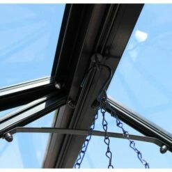 4' X 6' Halls Cotswold Birdlip Small Greenhouse In Black With Toughened Glass (1.47m X 1.94m) 30 4' X 6' Halls Cotswold Birdlip Small Greenhouse In Black With Toughened Glass (1.47m X 1.94m) -Garden Supplies Sales Shop black ridge min 1