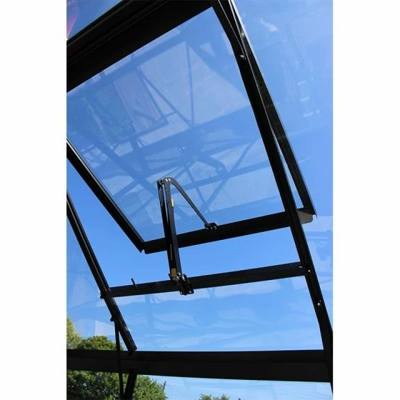 4' X 6' Halls Cotswold Birdlip Small Greenhouse In Black With Toughened Glass (1.47m X 1.94m) 9 4' X 6' Halls Cotswold Birdlip Small Greenhouse In Black With Toughened Glass (1.47m X 1.94m) - Image 7