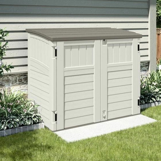 4' X 3' (1.31 X 0.78m) Suncast Resin Kensington Six Store - Plastic Garden Storage 6 4' X 3' (1.31 X 0.78m) Suncast Resin Kensington Six Store - Plastic Garden Storage - Image 4