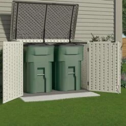 6' X 4' Suncast Resin Kensington Eight Store - Bike Shed (1.79m X 1.13m) 8 6' X 4' Suncast Resin Kensington Eight Store - Bike Shed (1.79m X 1.13m) -Garden Supplies Sales Shop bms4700 02