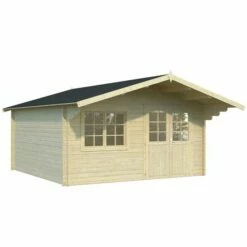 Palmako Britta 4.5m X 4.5m Log Cabin Garden Building (40mm) 27 Palmako Britta 4.5m X 4.5m Log Cabin Garden Building (40mm) -Garden Supplies Sales Shop britta 17